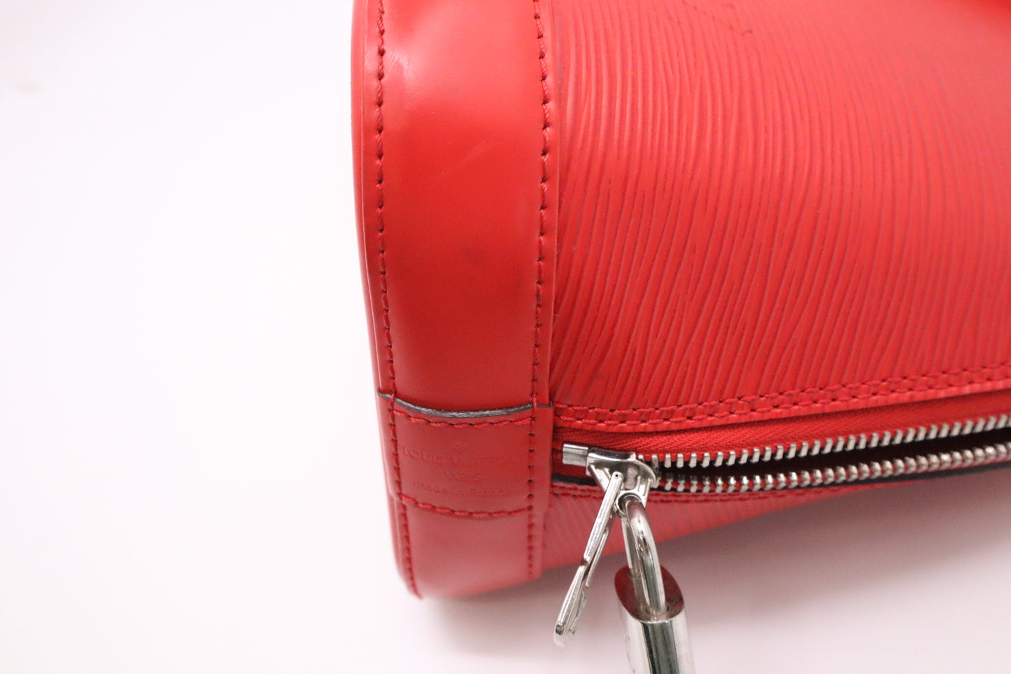 Louis Vuitton Alma PM in Piment Red Epi Leather