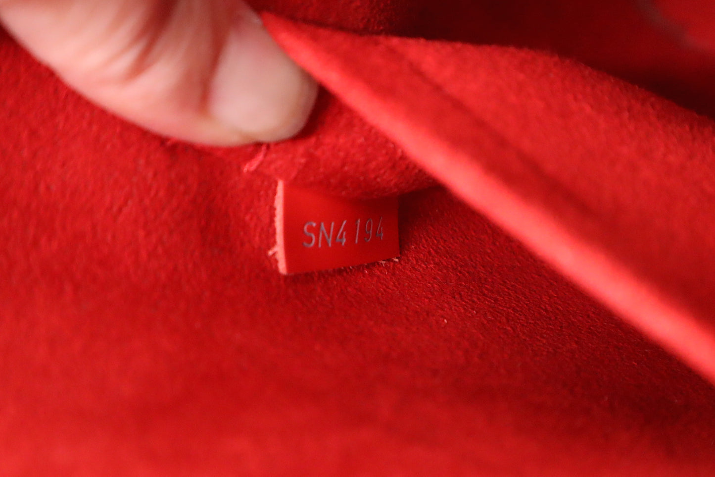 Louis Vuitton Alma PM in Piment Red Epi Leather