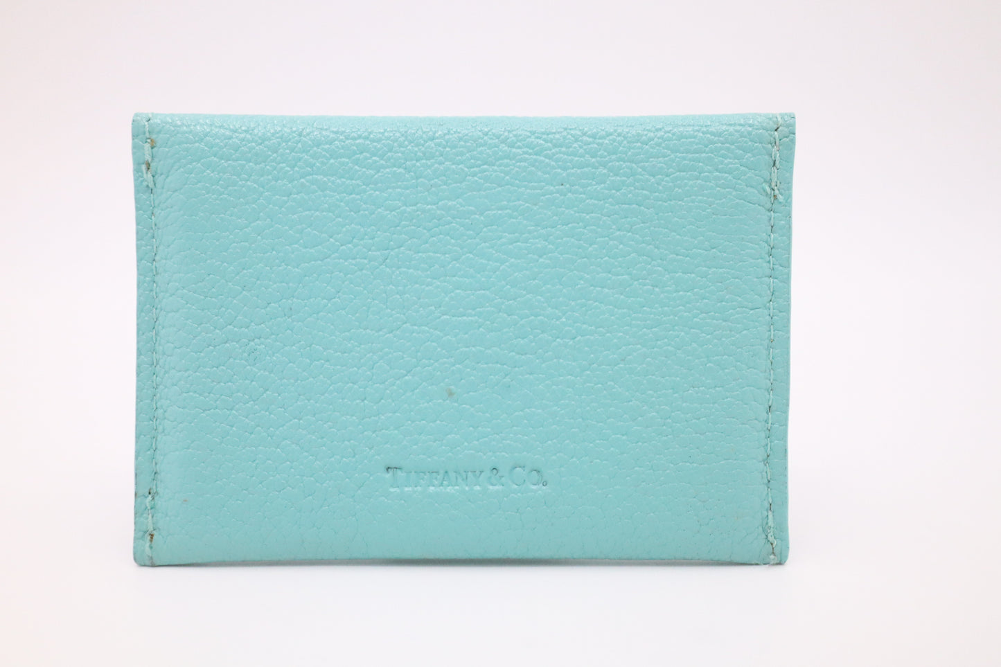Tiffany & Co. Envelope Card Case in Tiffany Blue Leather