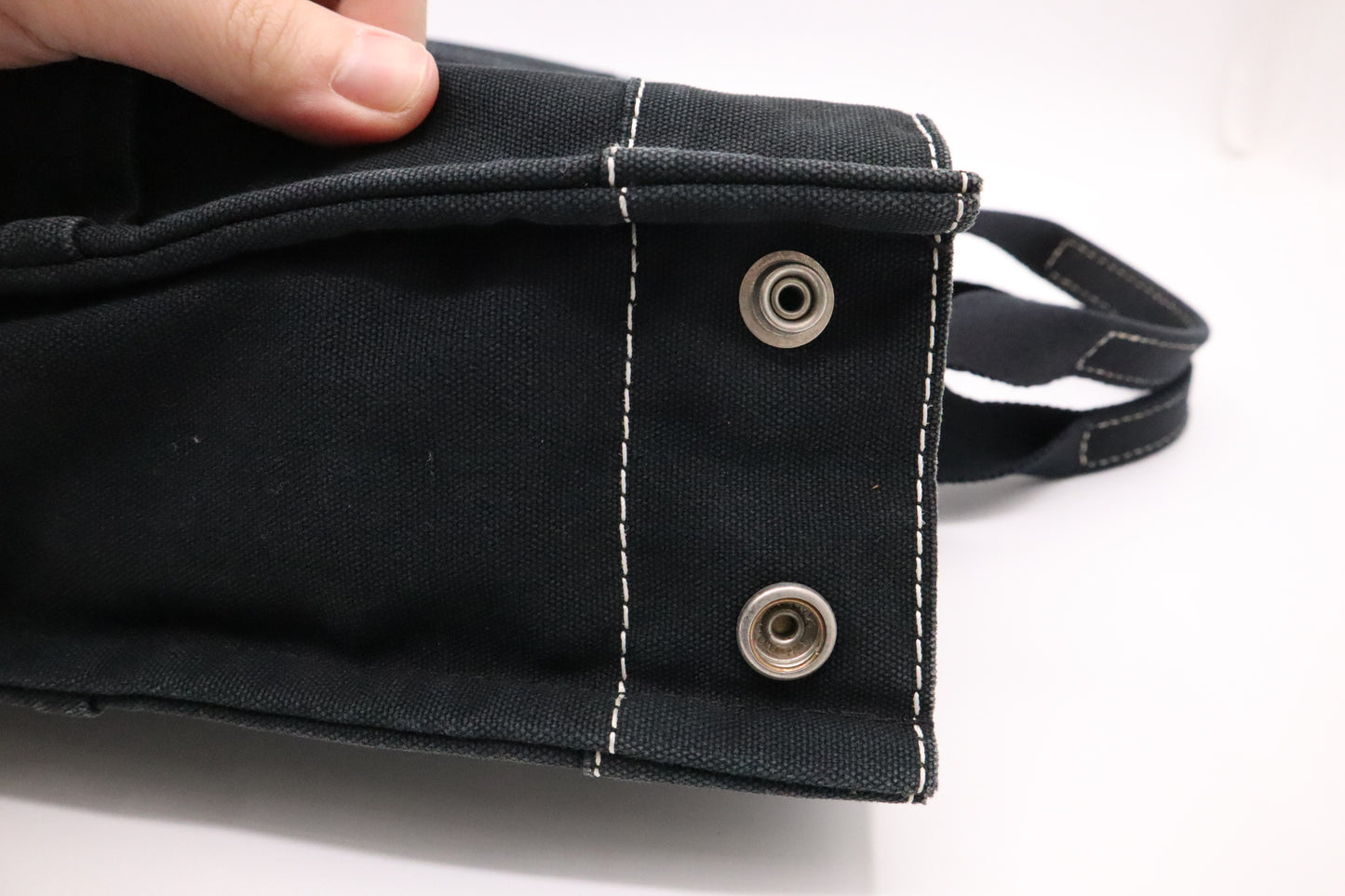 Hermes Fourre Tout MM in Black Canvas