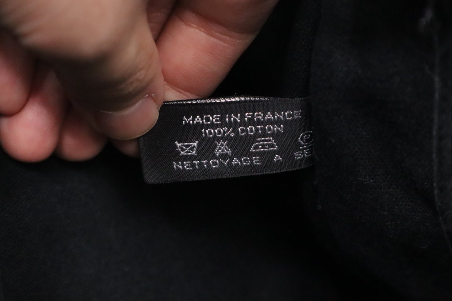 Hermes Fourre Tout MM in Black Canvas