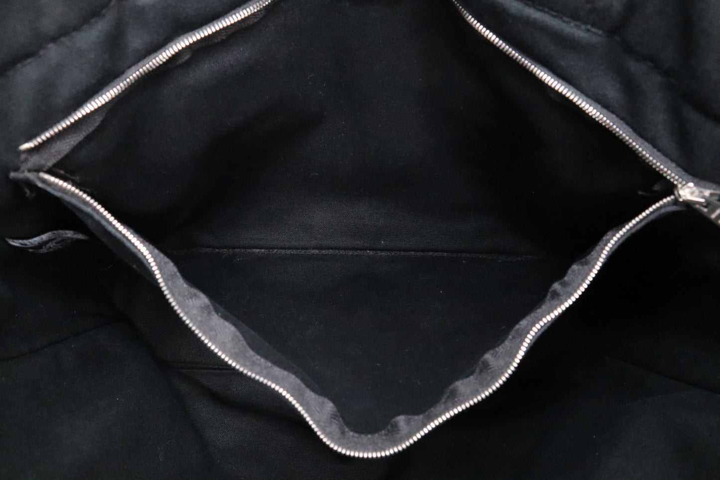 Hermes Fourre Tout MM in Black Canvas