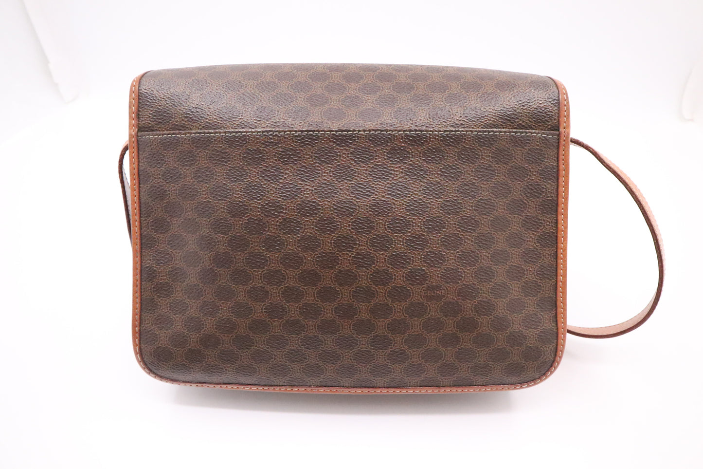 Celine Crossbody Bag in Brown Macadam Canvas