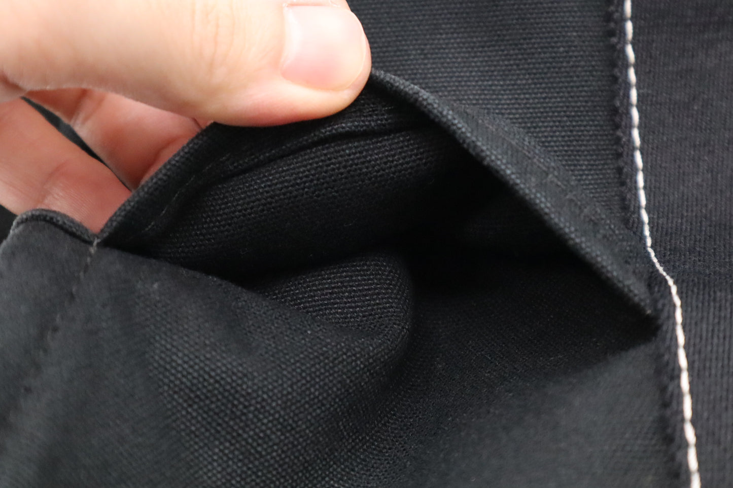Hermes Fourre Tout MM in Black Canvas