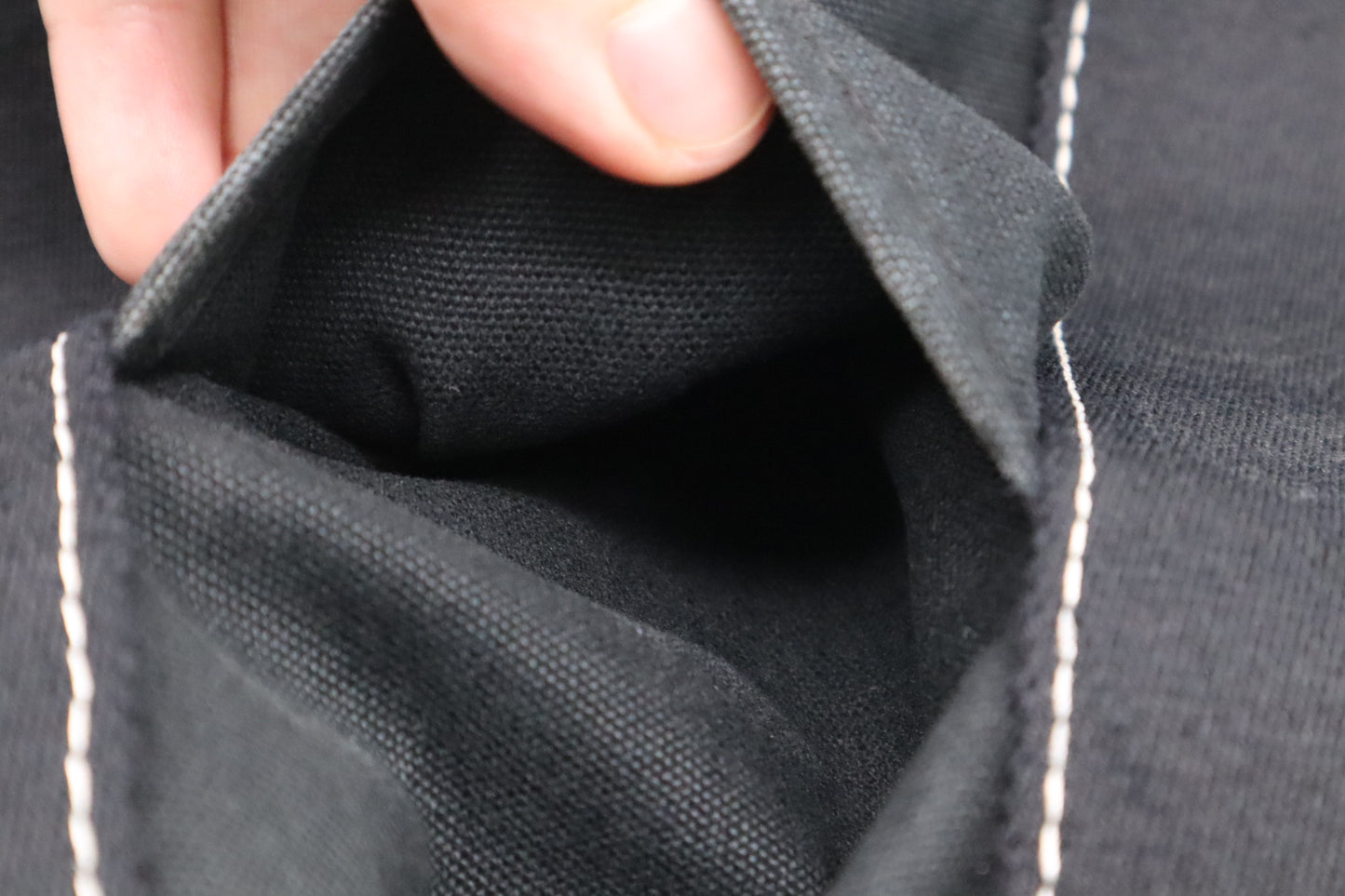 Hermes Fourre Tout MM in Black Canvas
