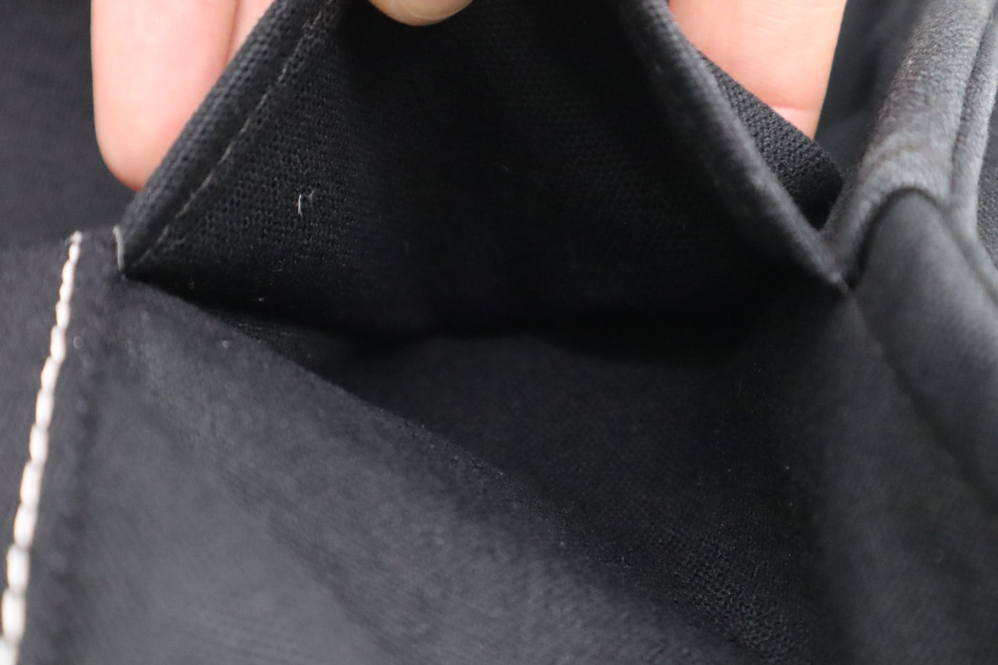 Hermes Fourre Tout MM in Black Canvas