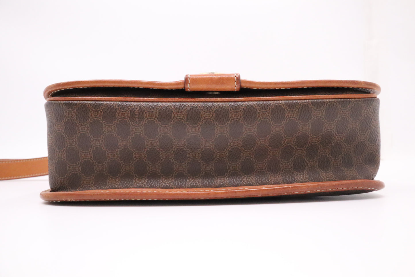 Celine Crossbody Bag in Brown Macadam Canvas