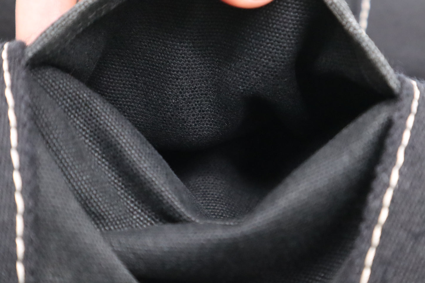 Hermes Fourre Tout MM in Black Canvas