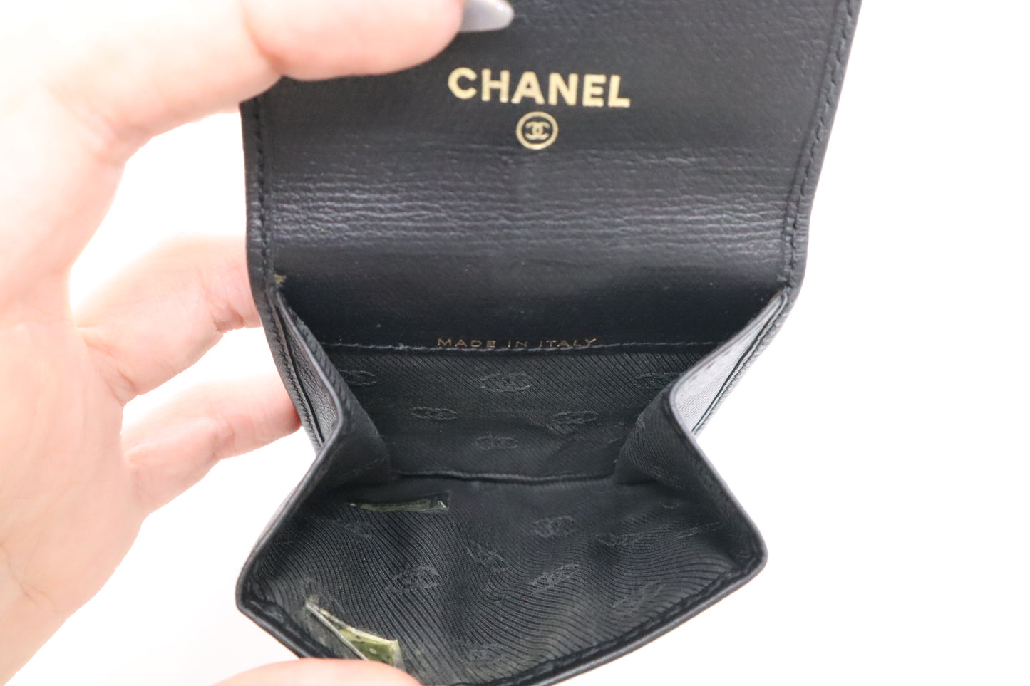 Chanel Coin Case in Black Leather