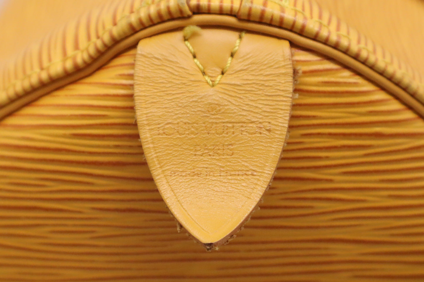 Louis Vuitton Keepall 50 in Yellow Epi Leather