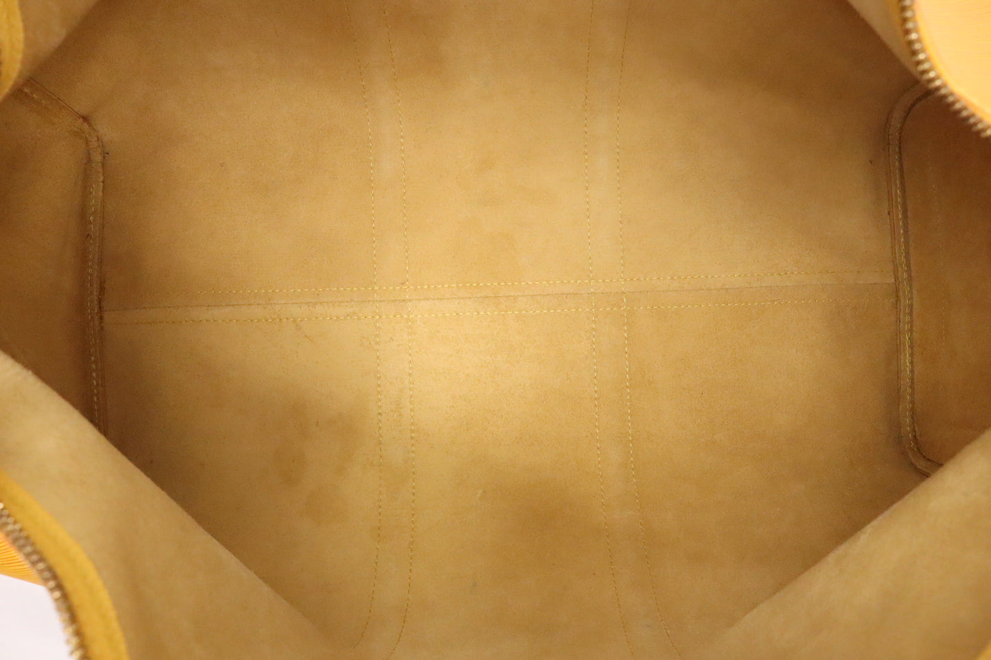 Louis Vuitton Keepall 50 in Yellow Epi Leather