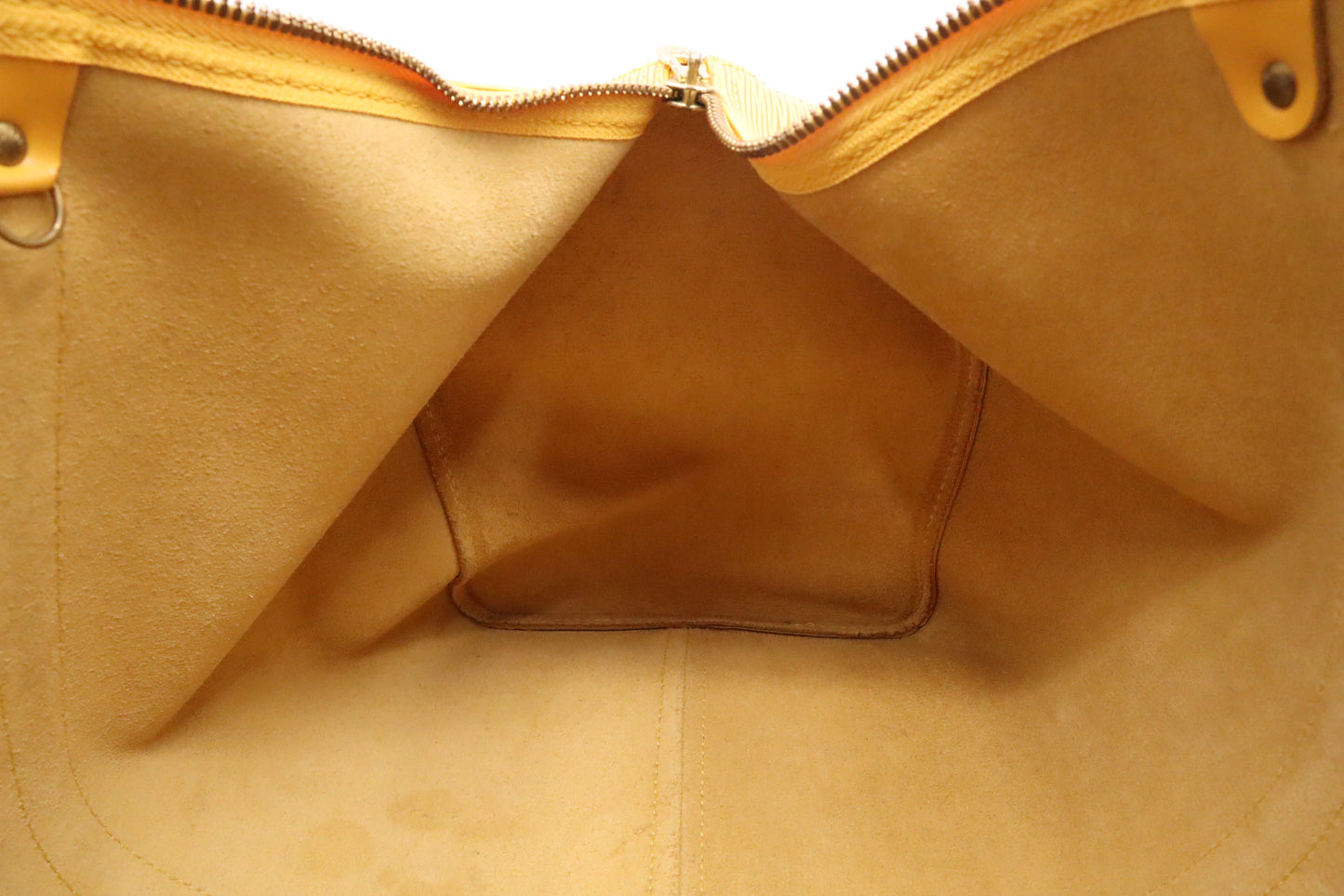 Louis Vuitton Keepall 50 in Yellow Epi Leather