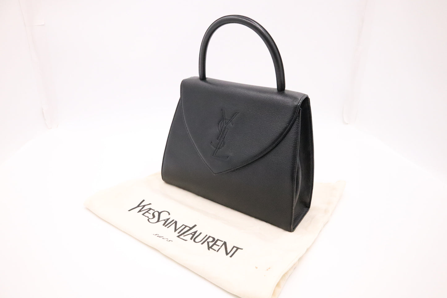 YSL Saint Laurent Handbag in Black Leather