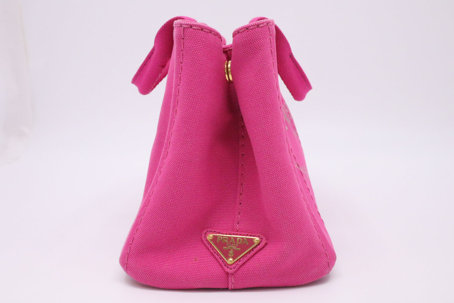 Prada Canapa in Pink Canvas