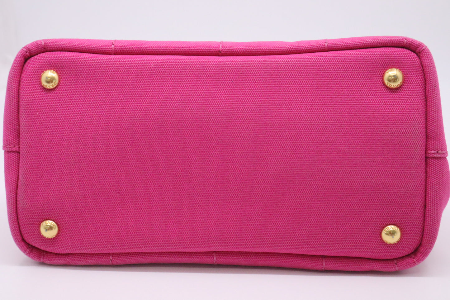 Prada Canapa in Pink Canvas