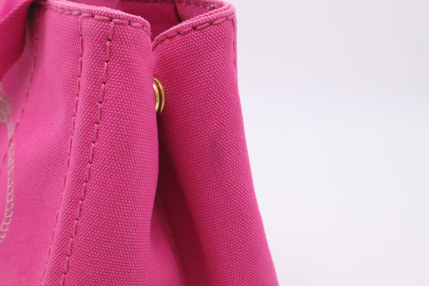 Prada Canapa in Pink Canvas