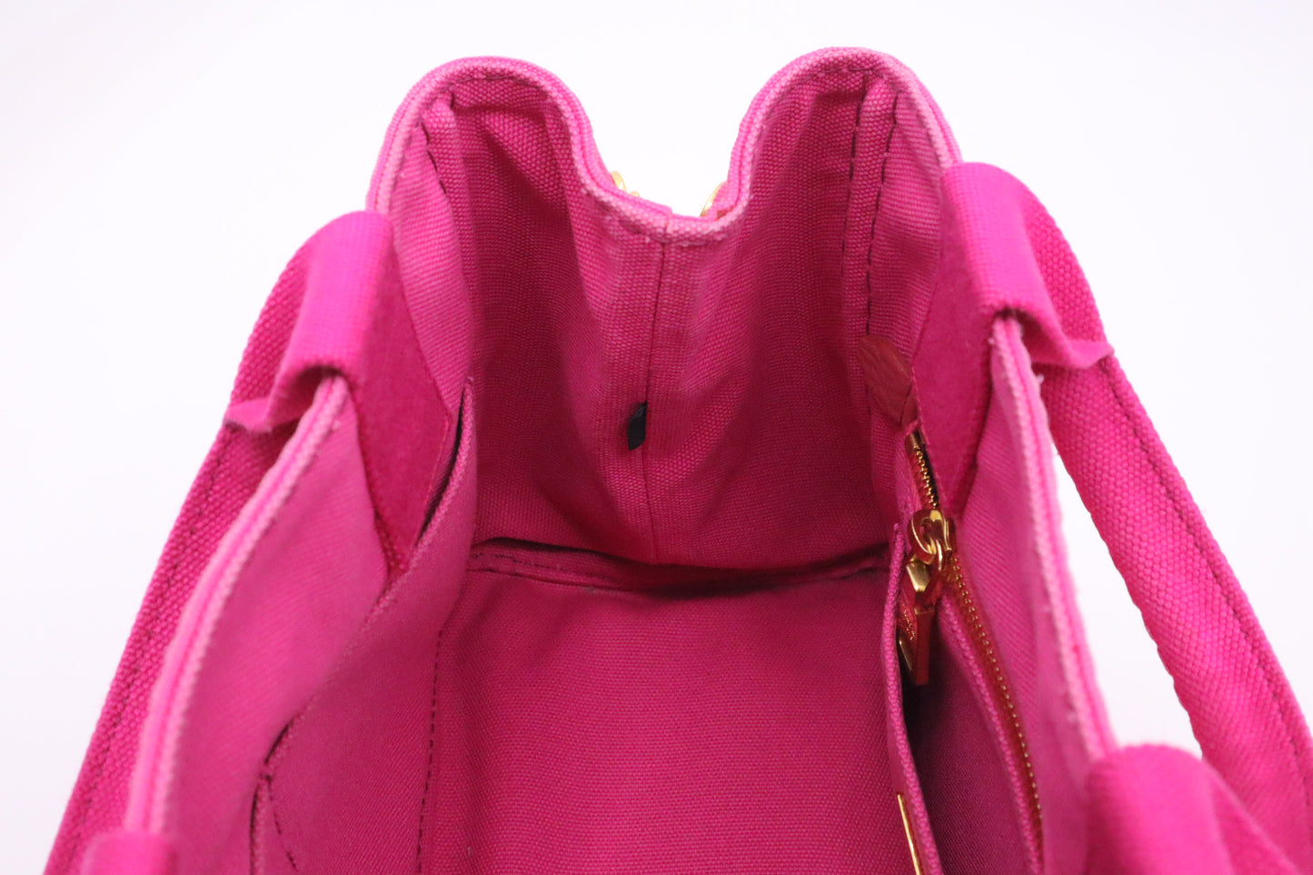 Prada Canapa in Pink Canvas