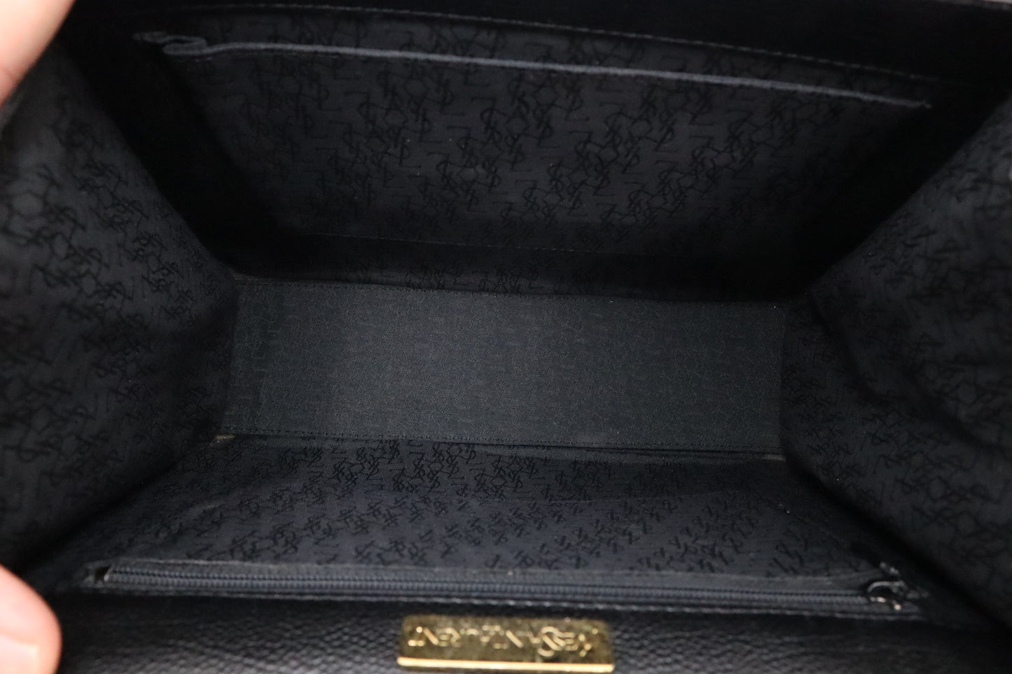 YSL Saint Laurent Handbag in Black Leather
