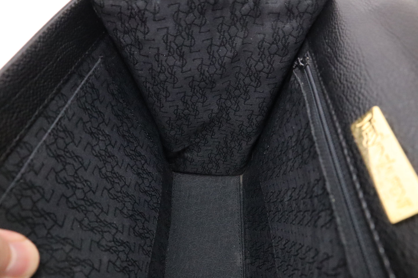 YSL Saint Laurent Handbag in Black Leather