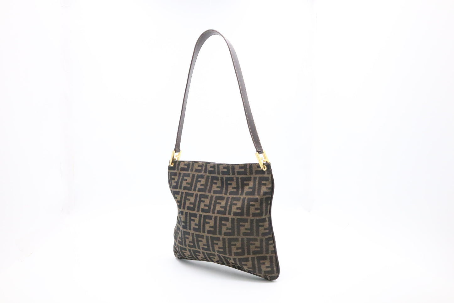Fendi Shoulder Bag in Zucca Canvas