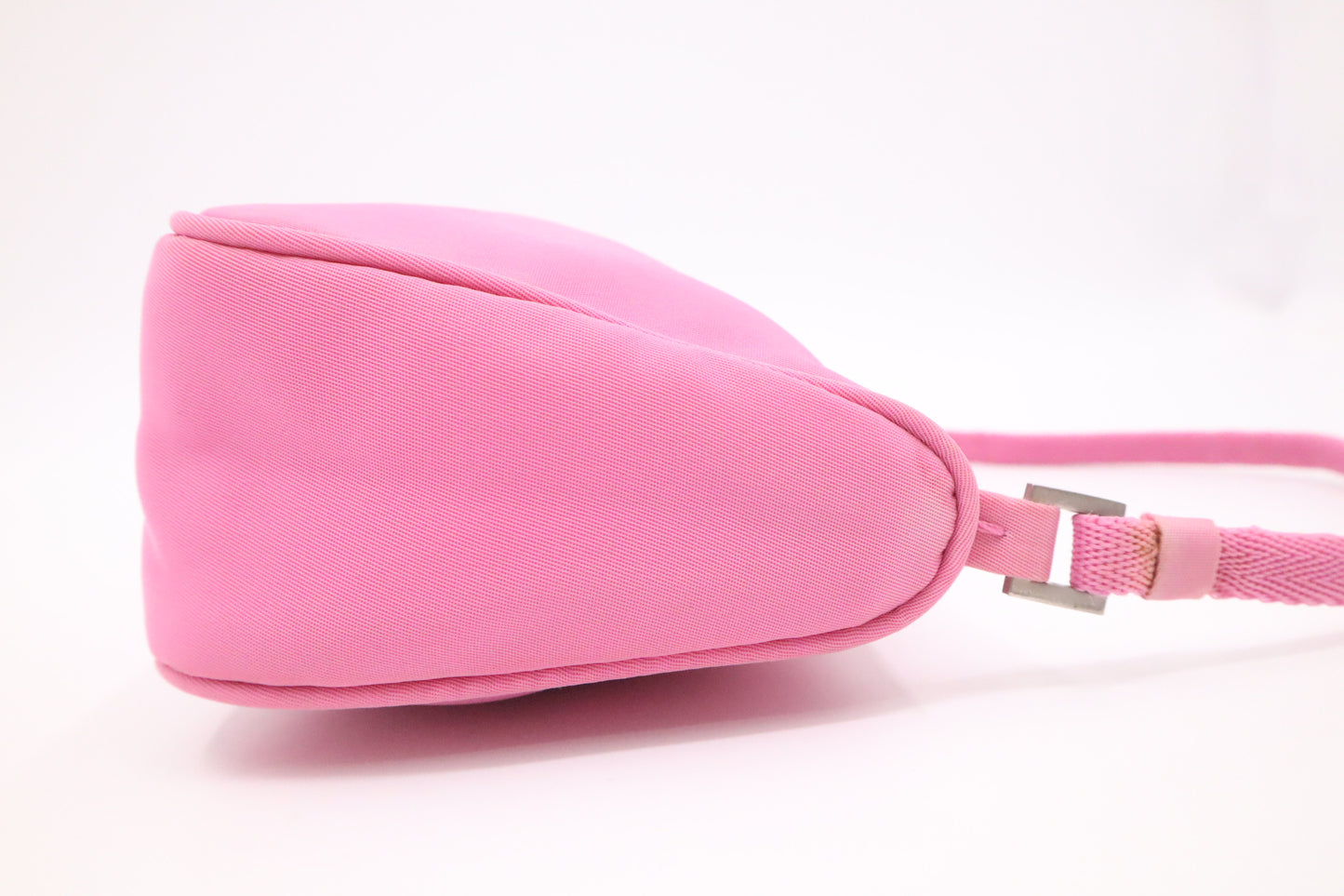 Prada Small Shoulder Bag in Pink Nylon