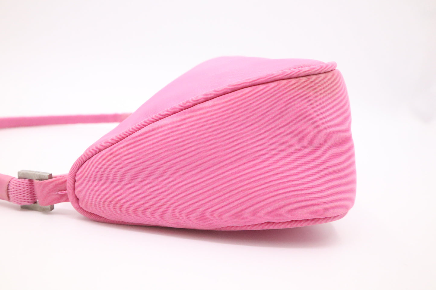 Prada Small Shoulder Bag in Pink Nylon
