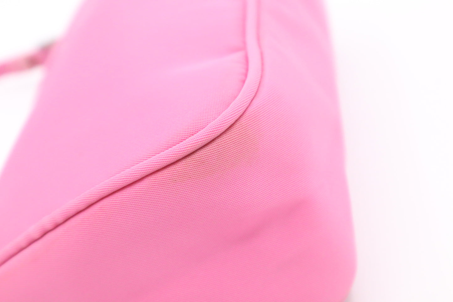 Prada Small Shoulder Bag in Pink Nylon