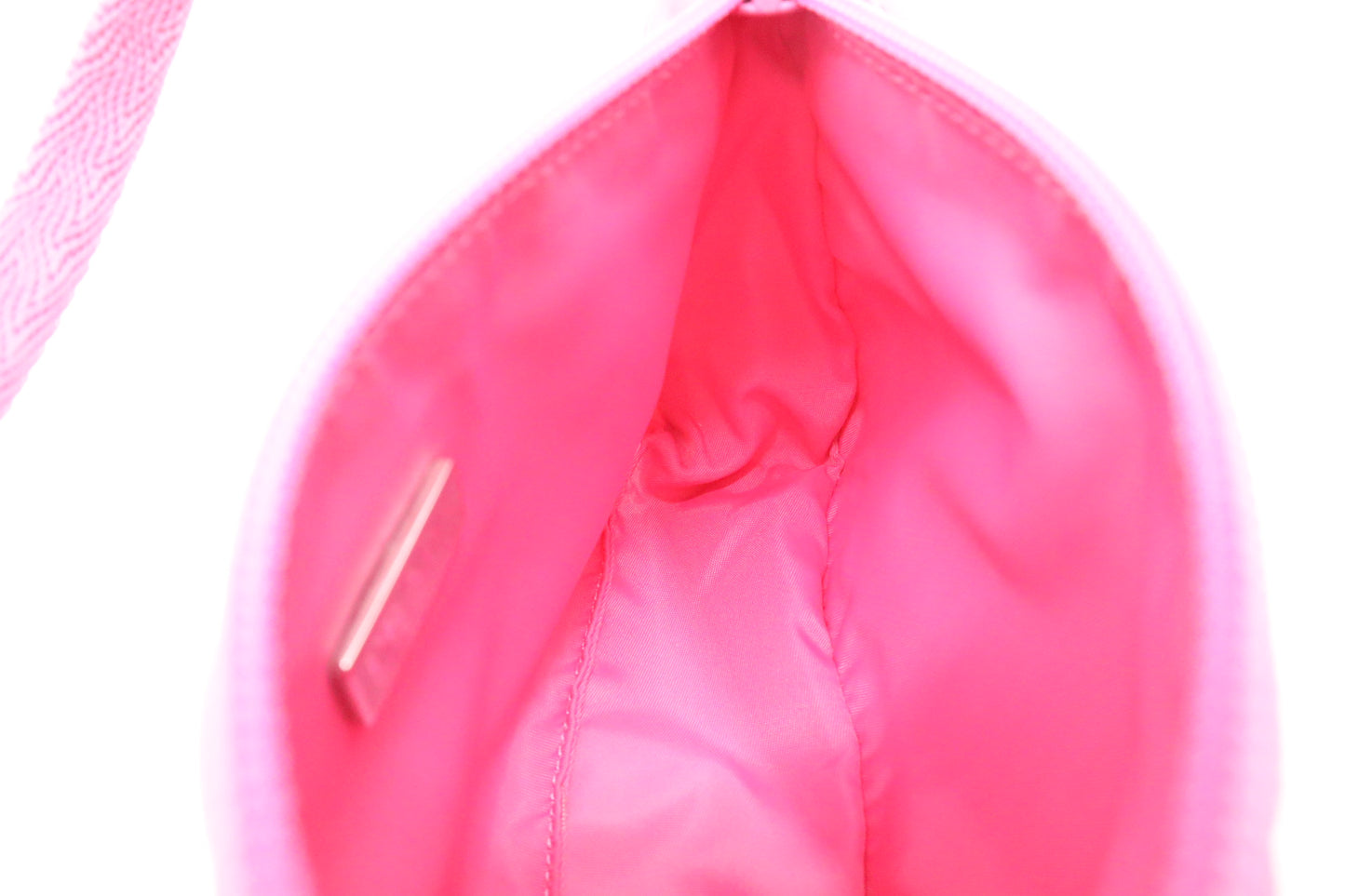 Prada Small Shoulder Bag in Pink Nylon