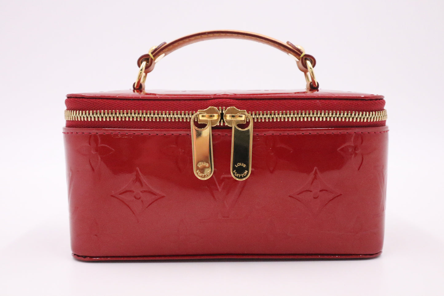 Louis Vuitton Vanity Case in Pomme D'Amour Vernis Leather