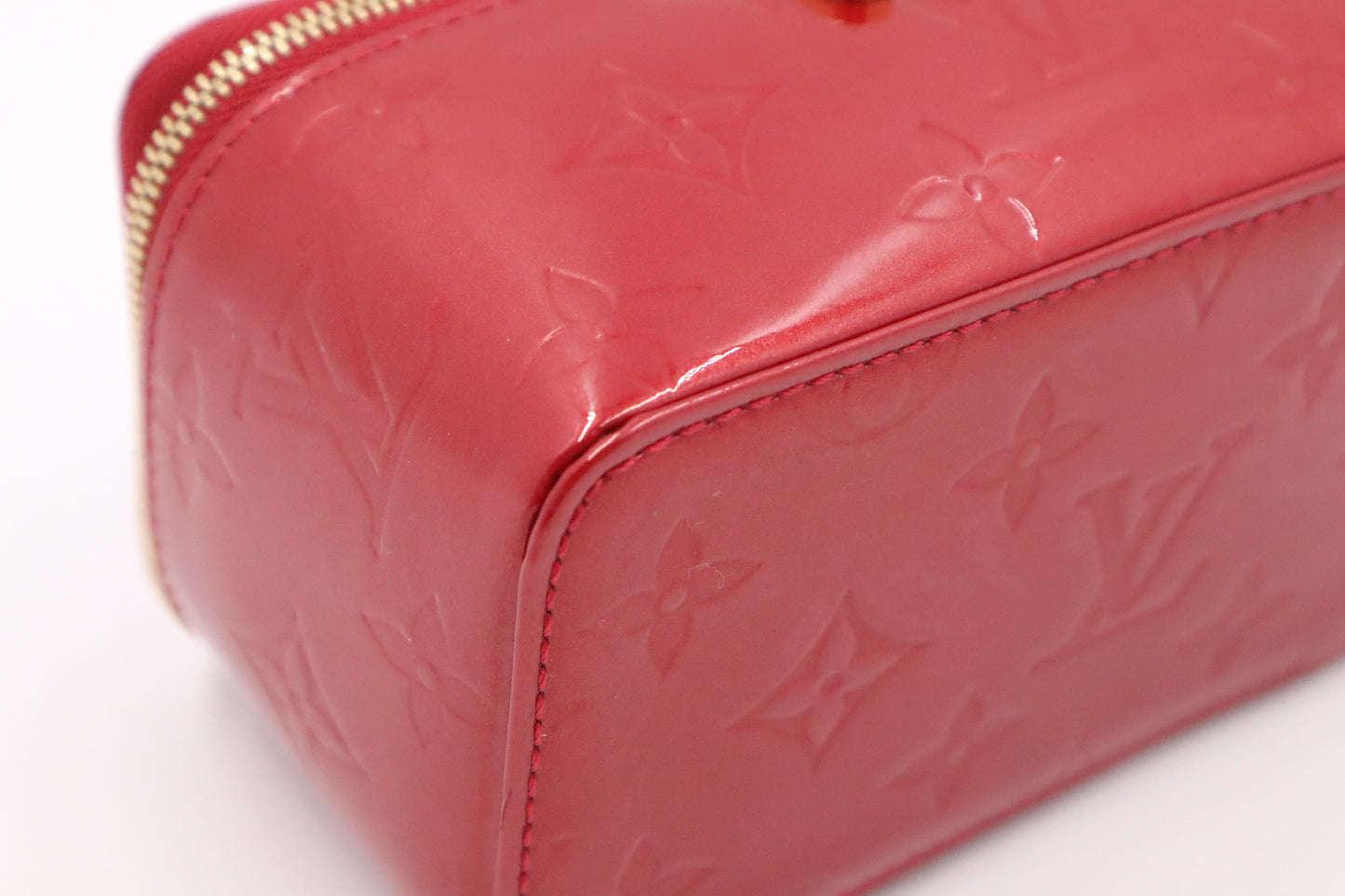 Louis Vuitton Vanity Case in Pomme D'Amour Vernis Leather