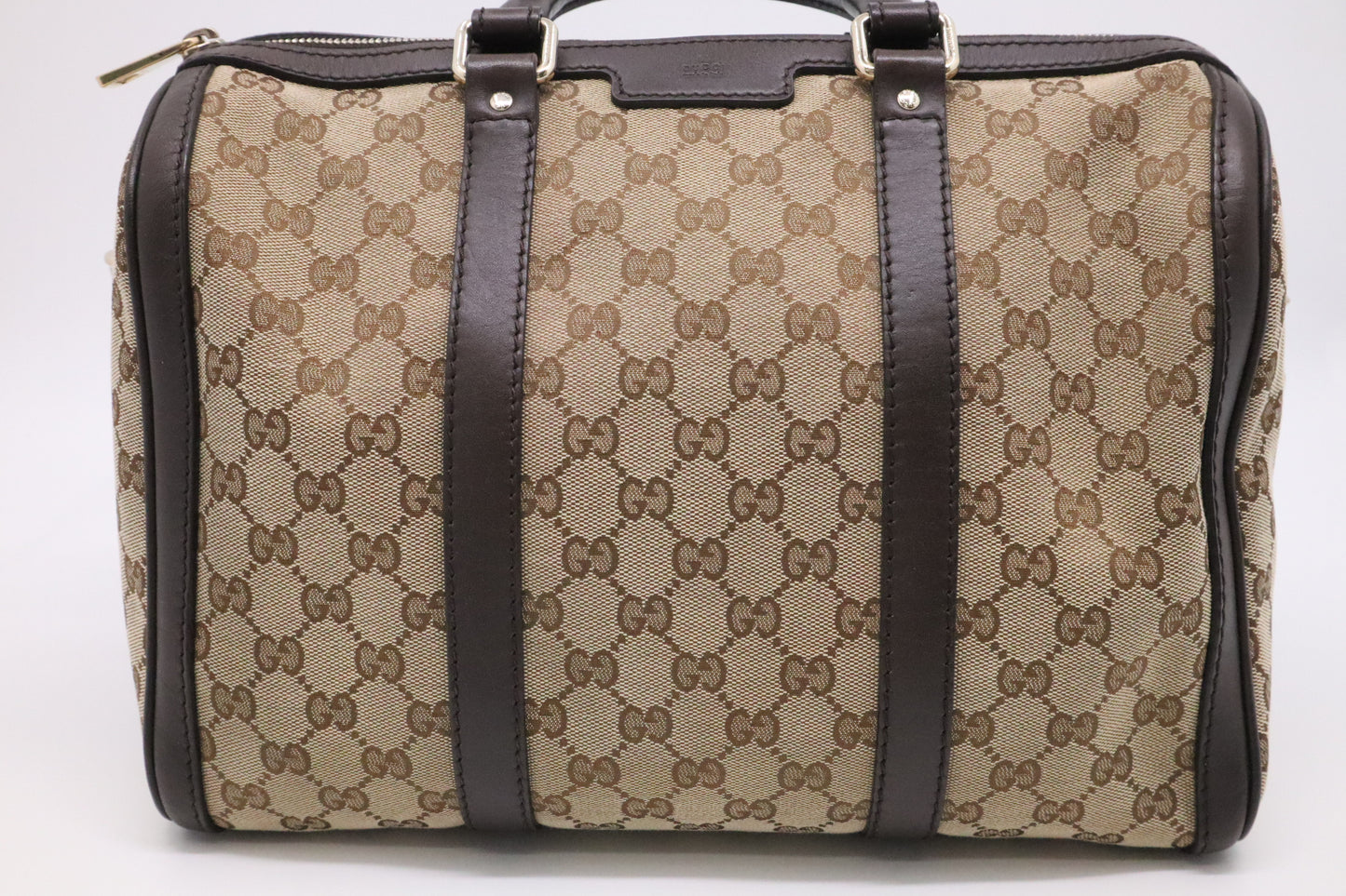 Gucci Boston Bag in Brown GG Canvas