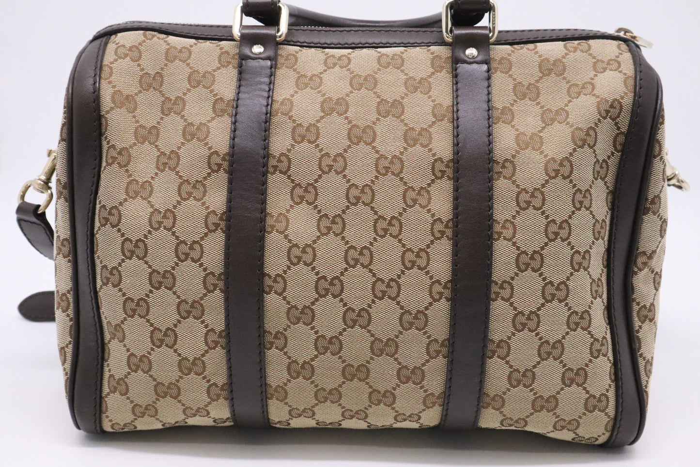 Gucci Boston Bag in Brown GG Canvas