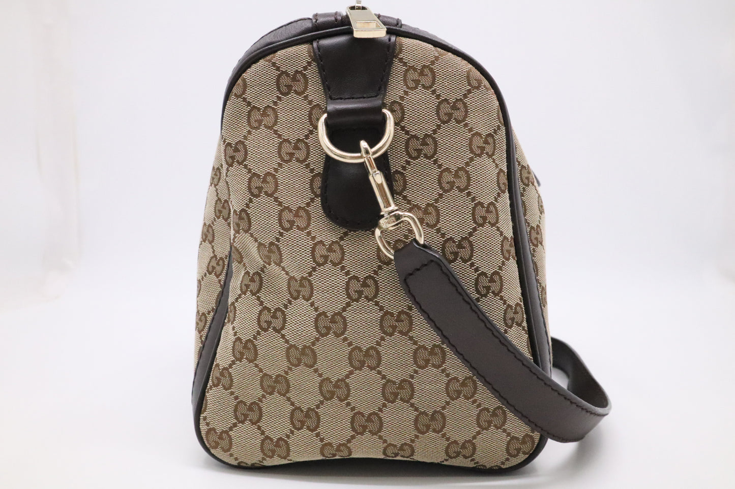 Gucci Boston Bag in Brown GG Canvas