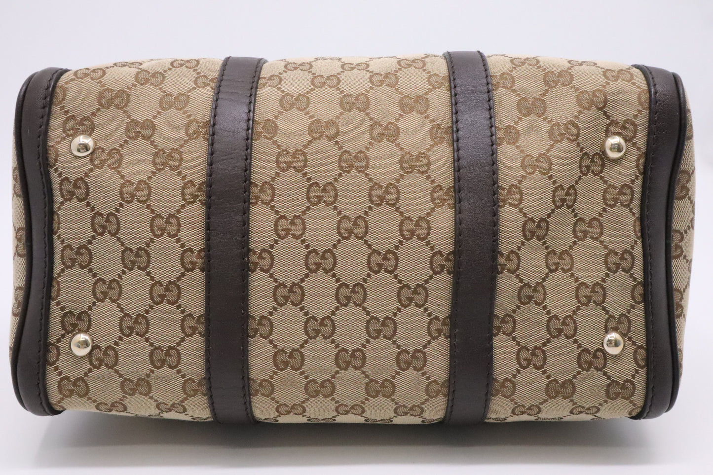 Gucci Boston Bag in Brown GG Canvas
