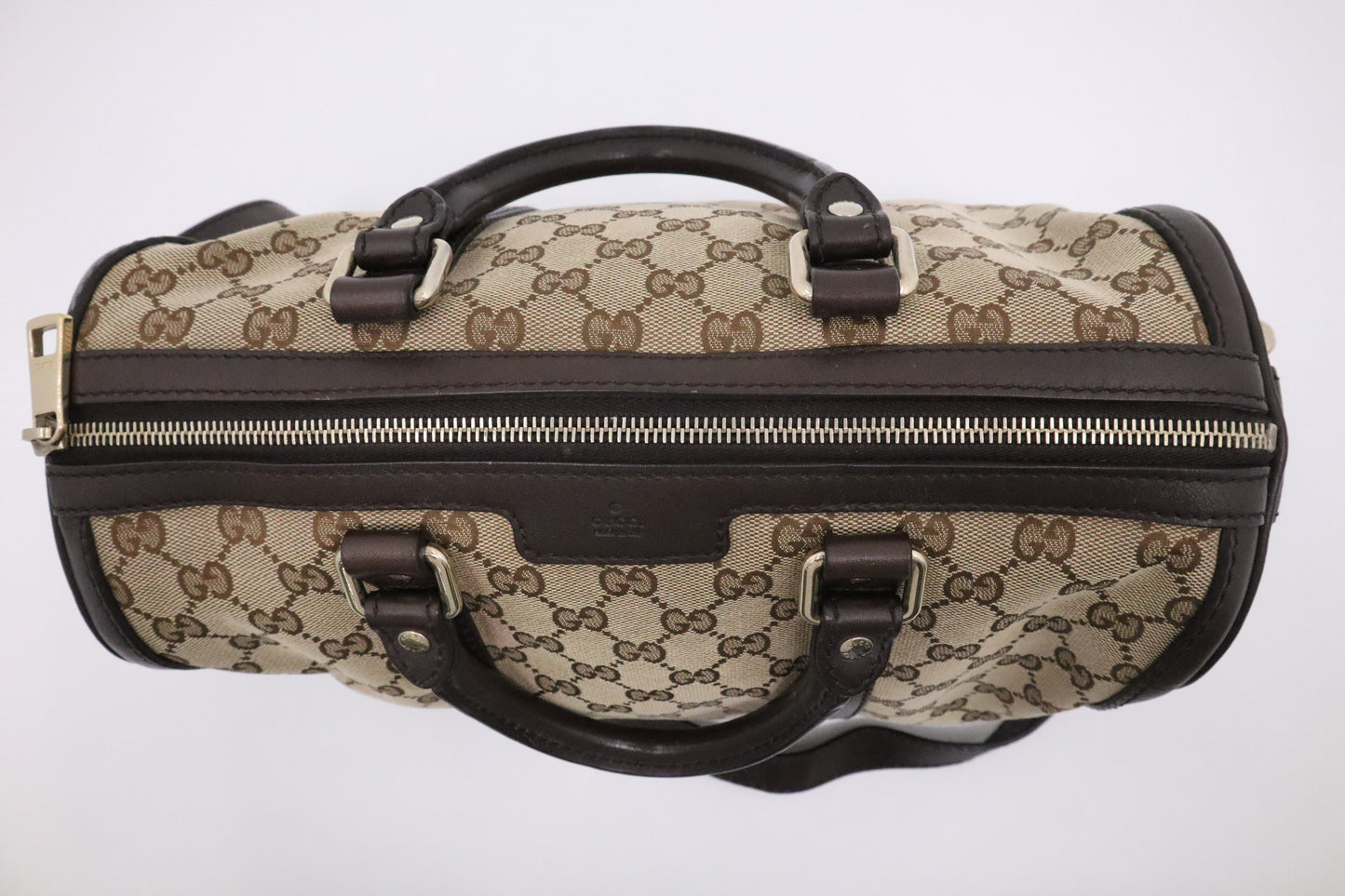 Gucci Boston Bag in Brown GG Canvas