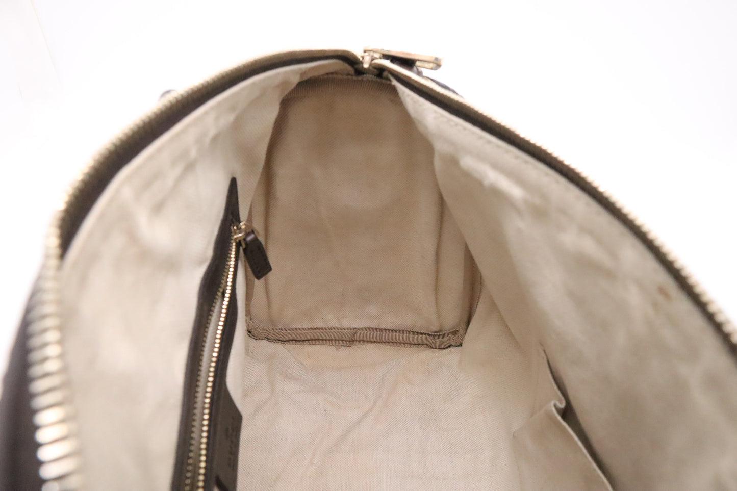 Gucci Boston Bag in Brown GG Canvas