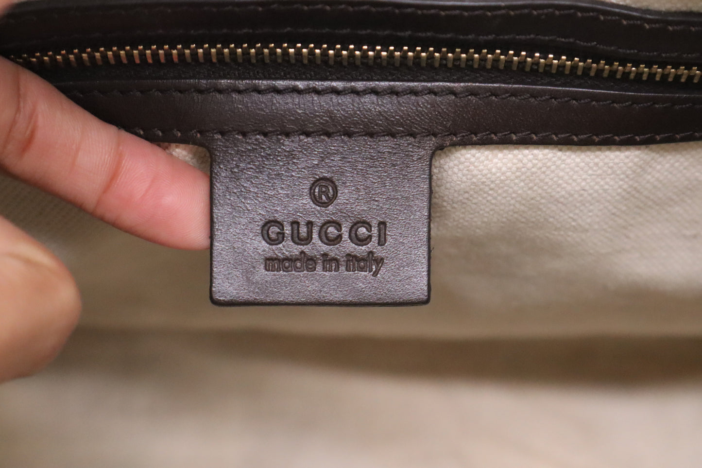 Gucci Boston Bag in Brown GG Canvas