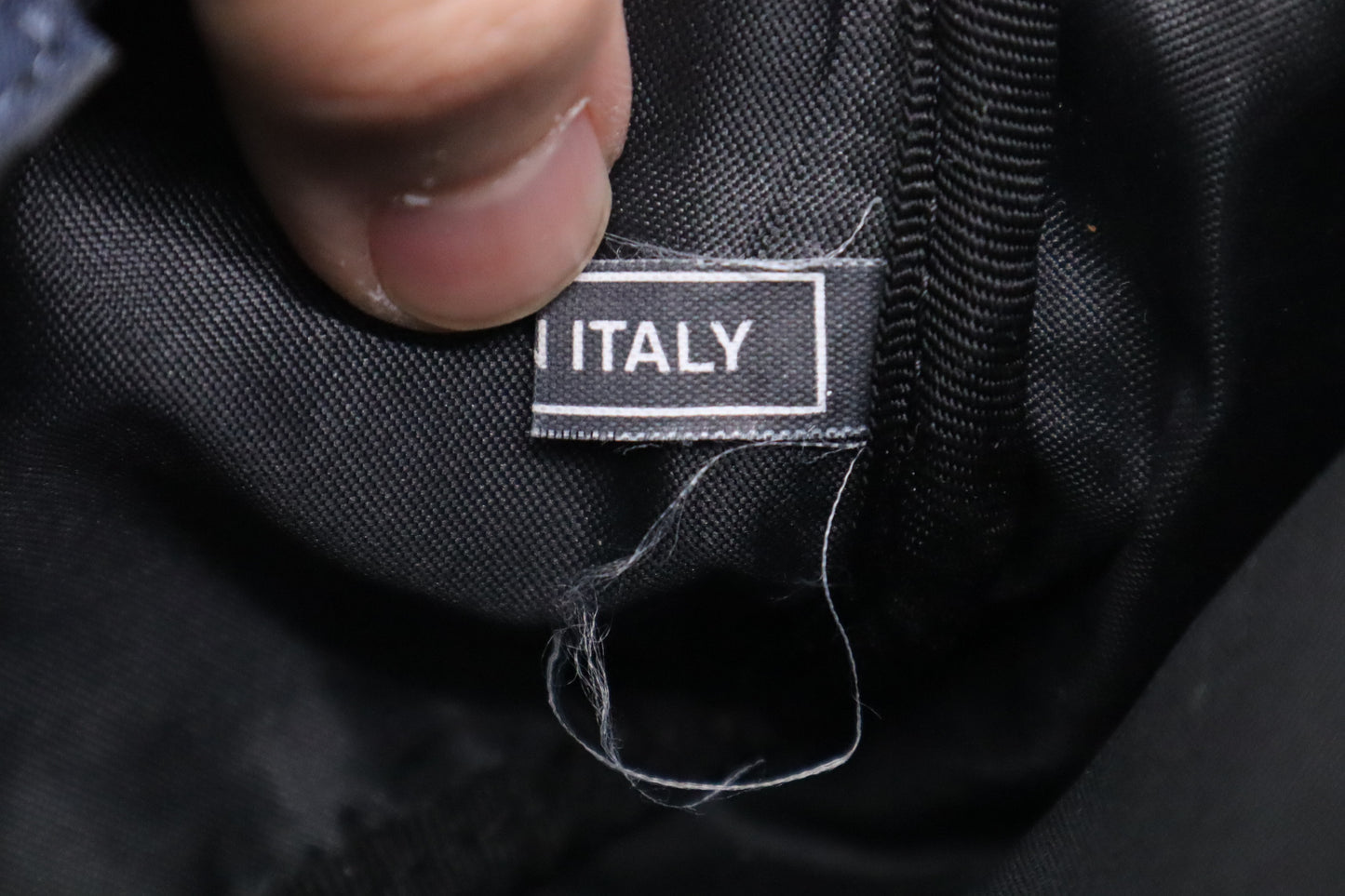 Burberry Waist Pouch in Black Check Nylon