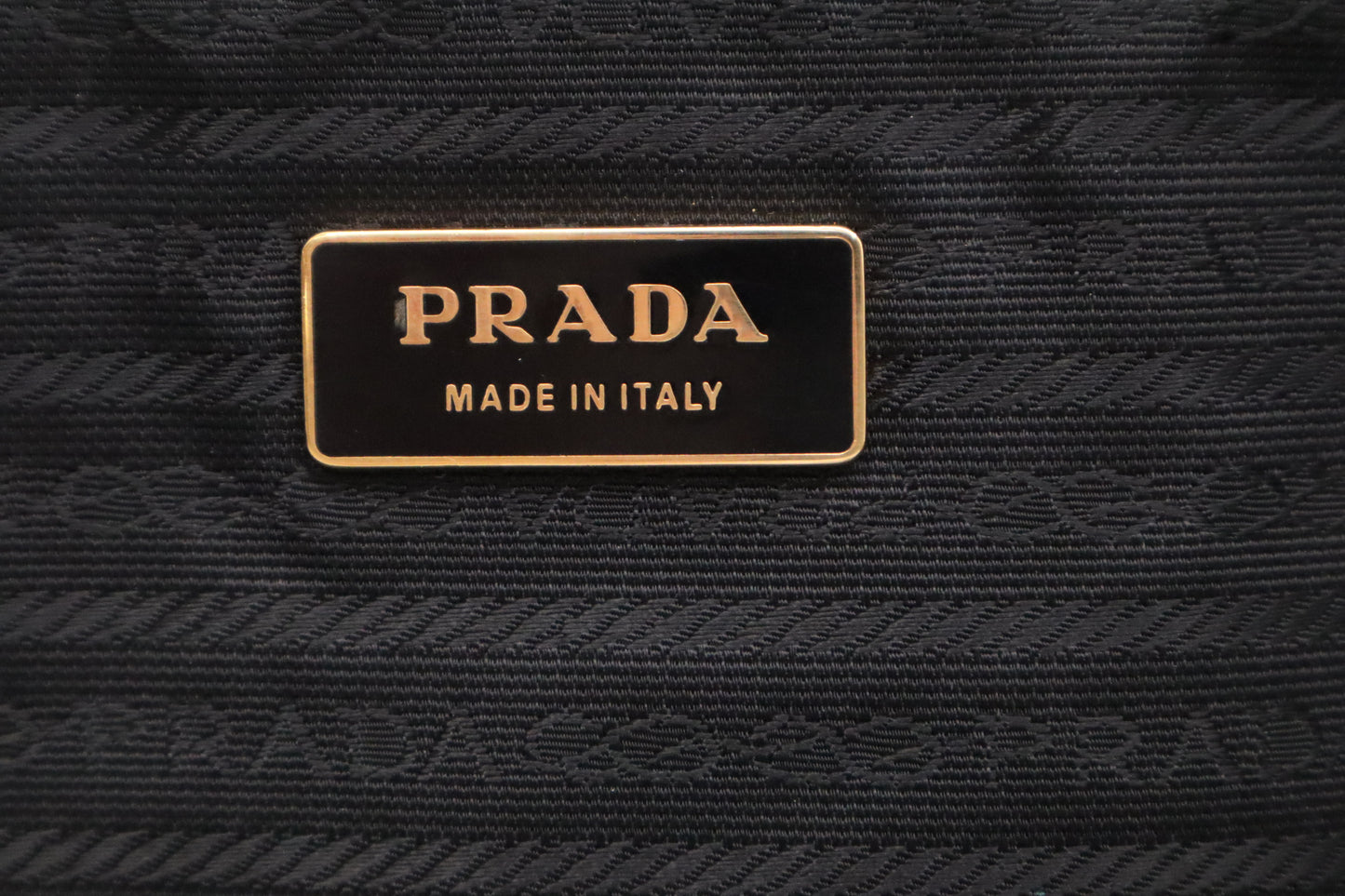 Prada Shoulder Bag in Black Nylon