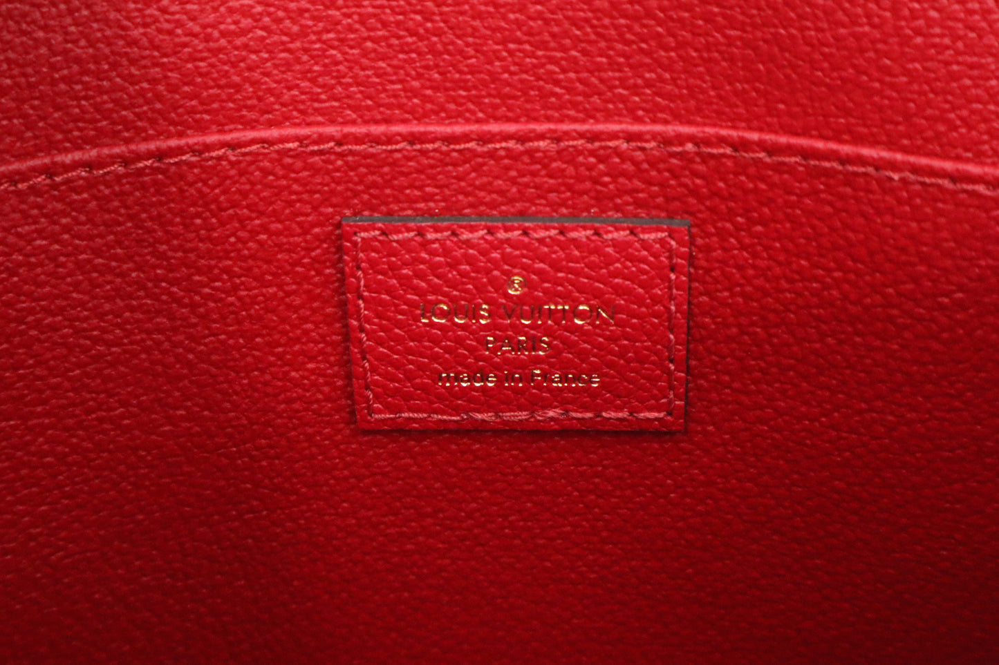 Louis Vuitton Toiletry 26 in Red Empreinte Leather