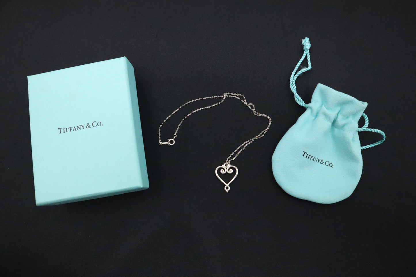 Tiffany & Co. Goldini Heart Necklace in Sterling Silver