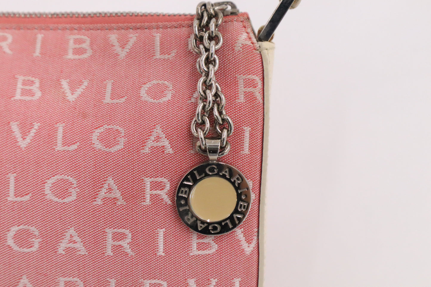 Bvlgari Pochette in Pink Canvas