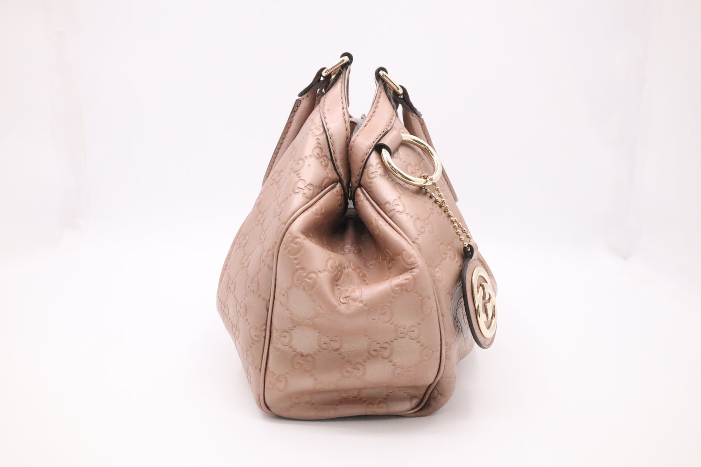 Gucci Sukey Handbag in Light Pink Guccissima Leather