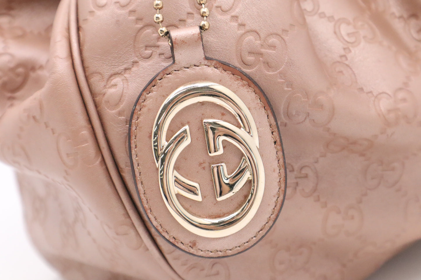 Gucci Sukey Handbag in Light Pink Guccissima Leather
