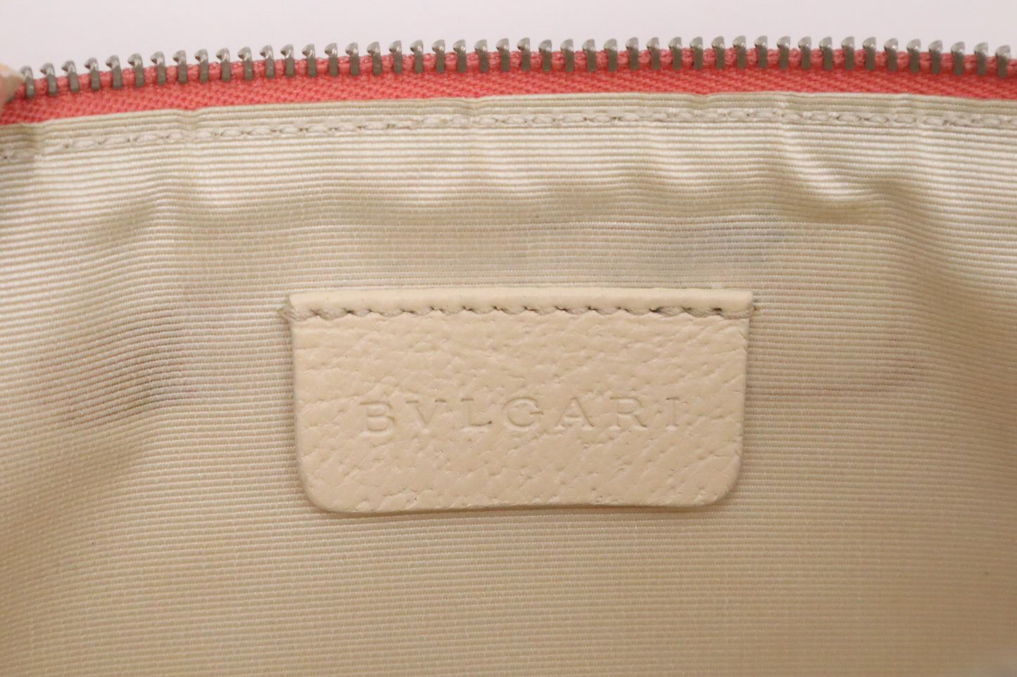 Bvlgari Pochette in Pink Canvas