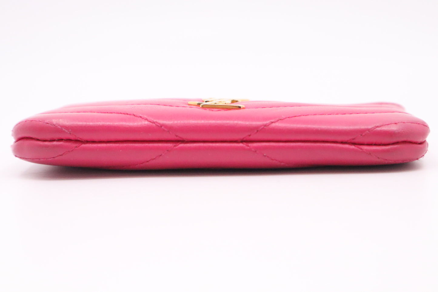 YSL Saint Laurent Key Pouch in Pink Leather