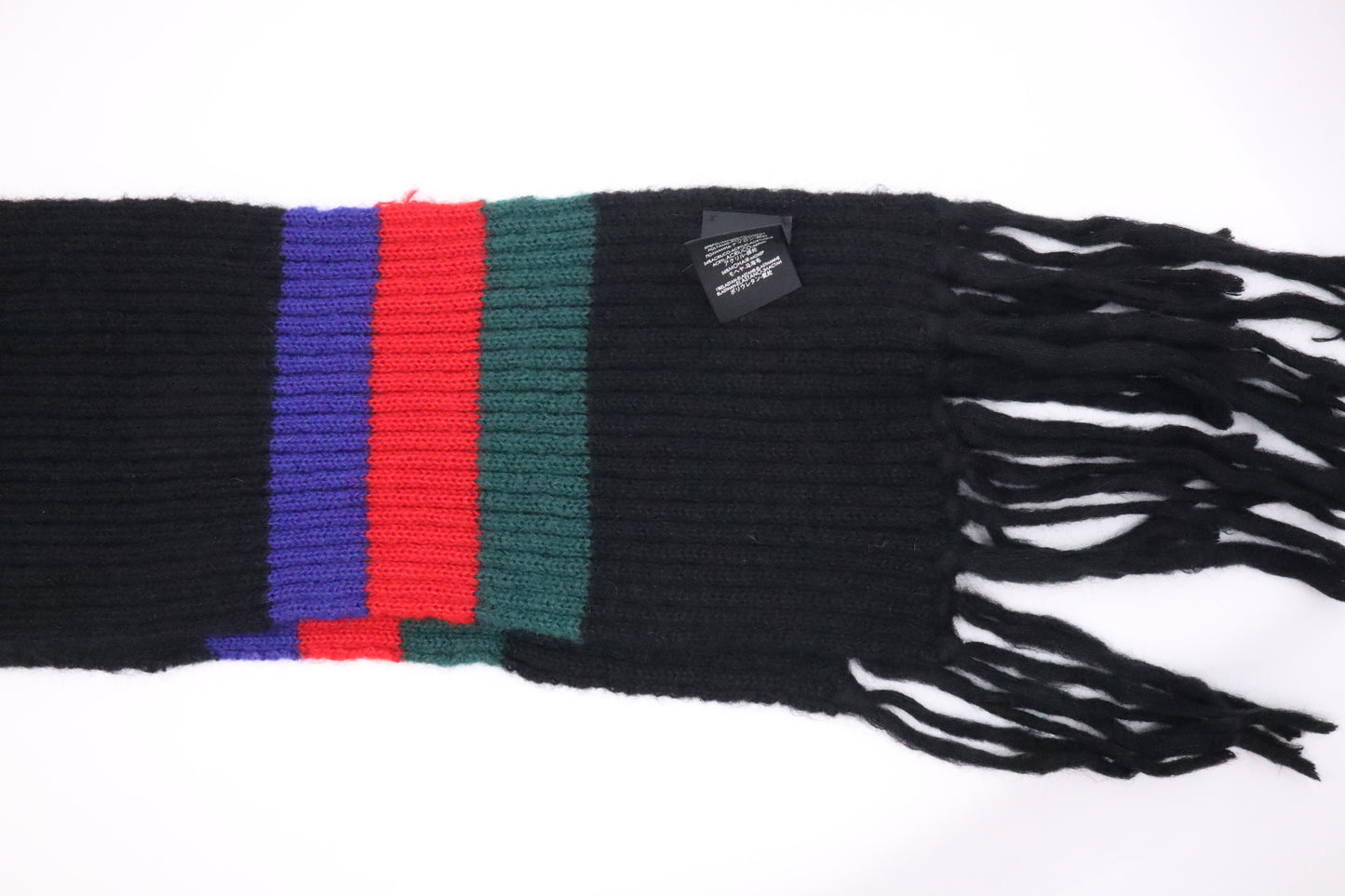Gucci Black Multicolor Scarf