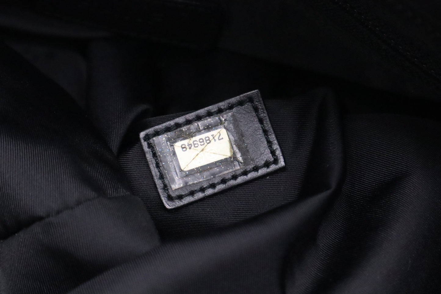 Chanel New Travel Line Tote Bag in Black Canvas