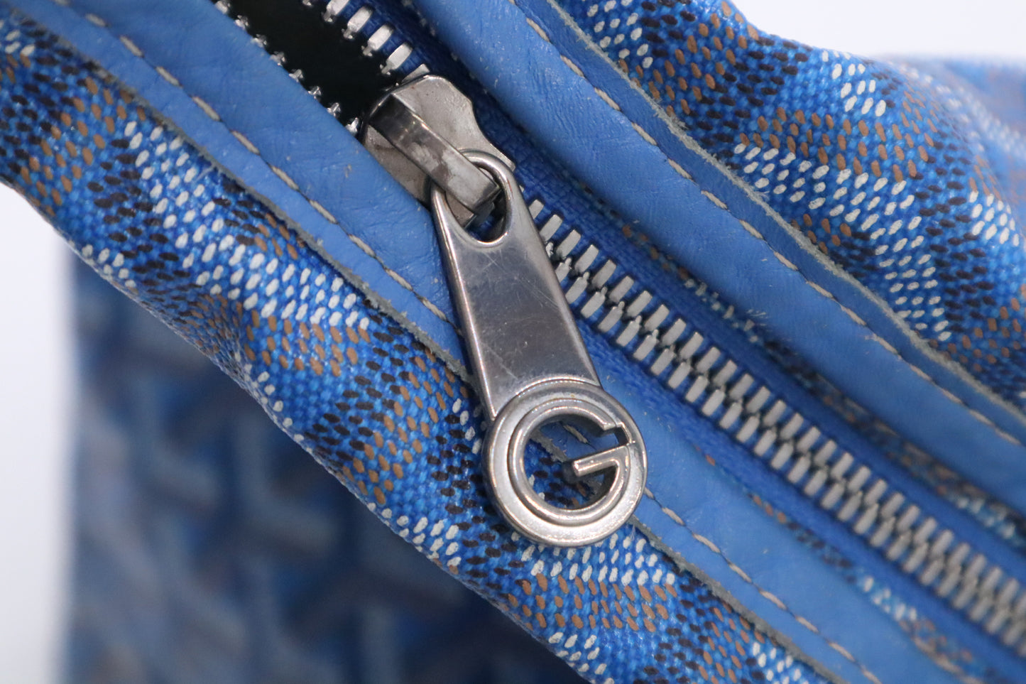 Goyard Bohème Hobo Bag in Blue Goyardine Canvas