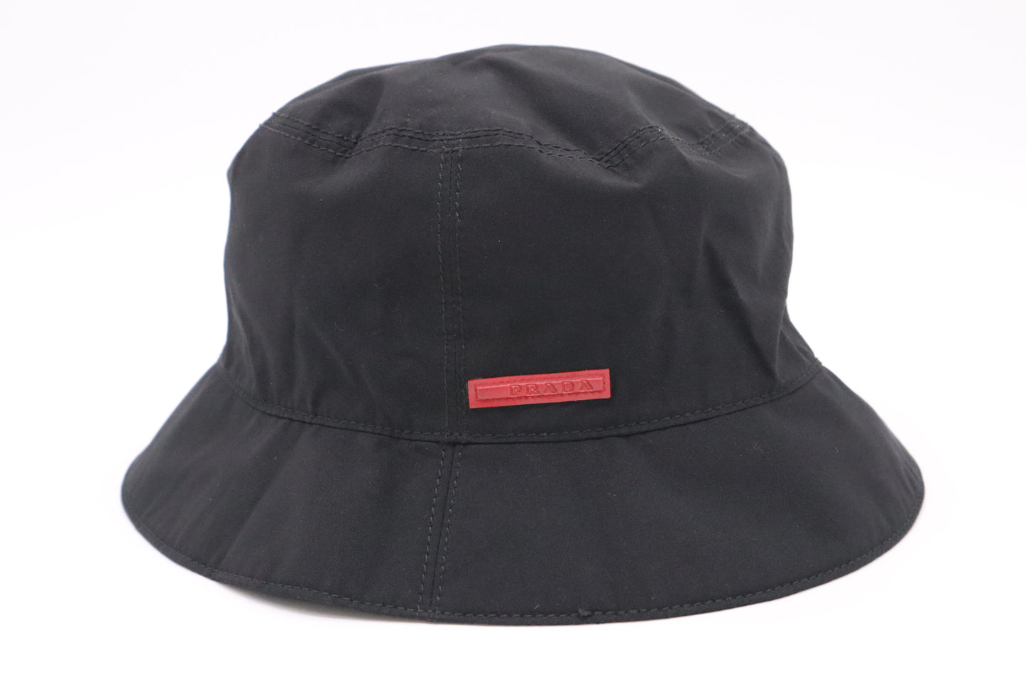 Prada Bucket Hat in Black Nylon
